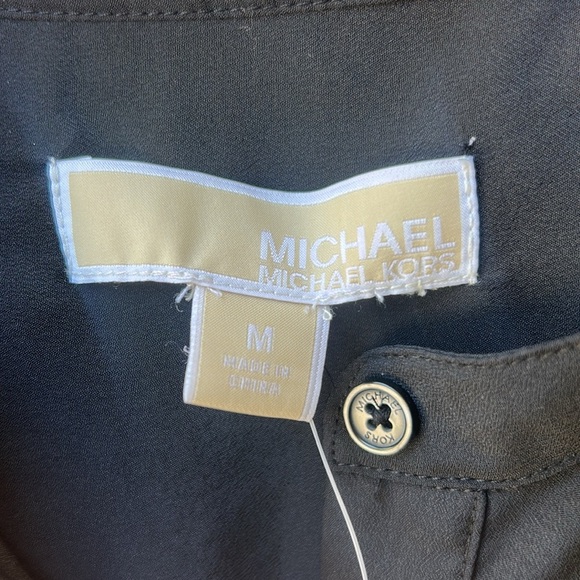 Michael Kors woman’s Black Studded long sleeve blouse - Picture 2 of 7